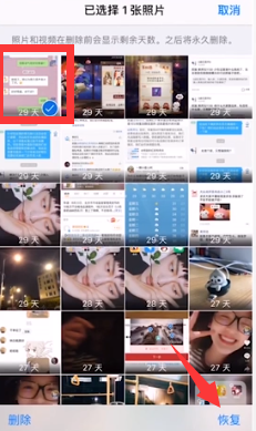 怎么恢复已删除的照片?