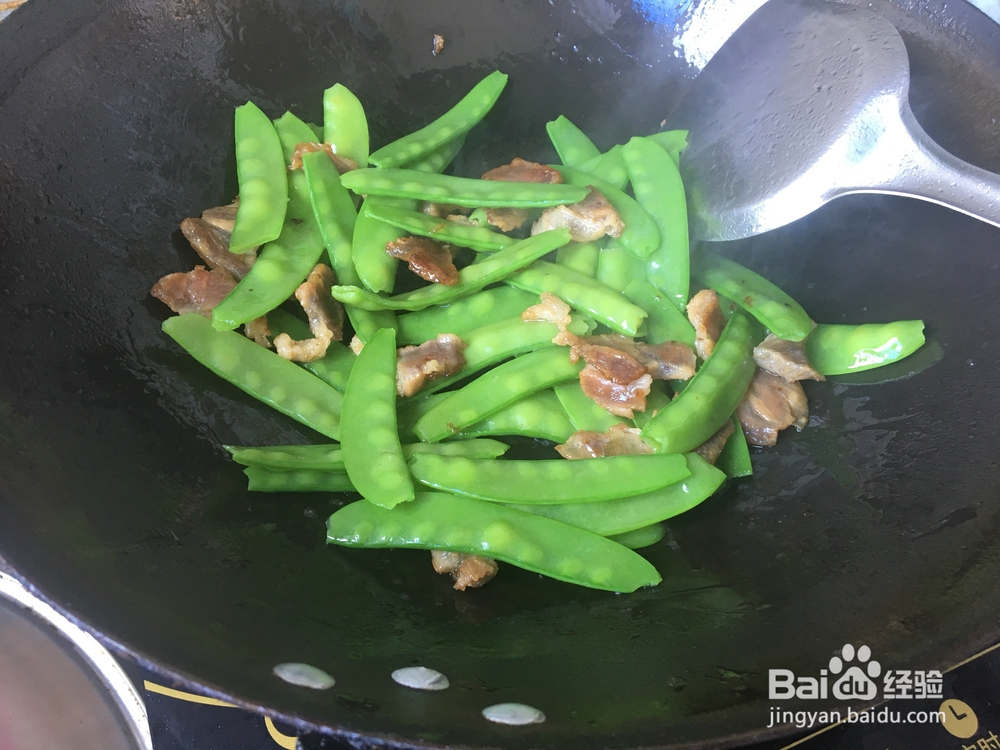 毫无压力做荷兰豆炒腊肉