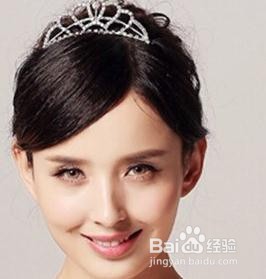 皇冠发型步骤图