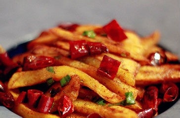 土豆切法和做菜