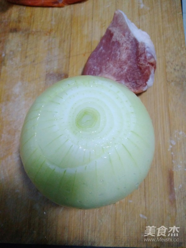 里脊肉炒洋葱
