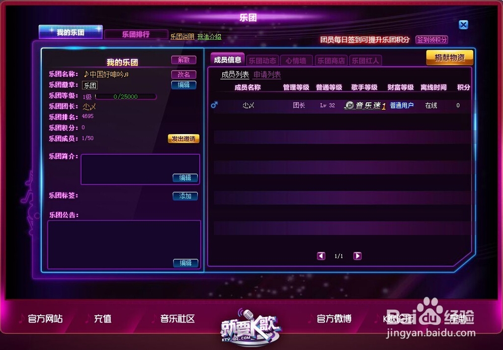 『就要K歌』创建乐团