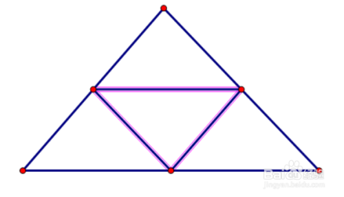 几何画板构造中点三角形