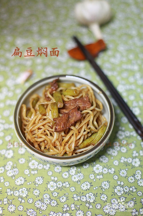 夏天味道之好吃易做的扁豆焖面