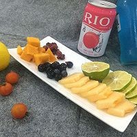 夏日缤纷水果雪洛可冰淇淋气泡饮的做法步骤