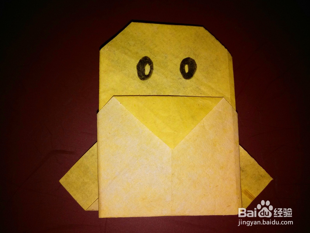 小朋友学折纸——小企鹅