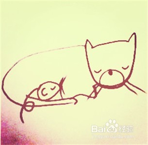 <b>怎么画猫和老鼠的简笔画</b>