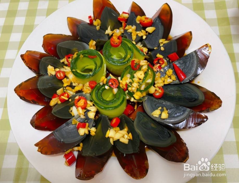 家庭自制凉拌皮蛋