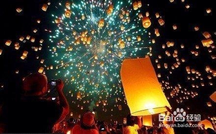 夜晚如何拍好孔明灯