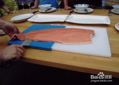 三文鱼各部位切片图解