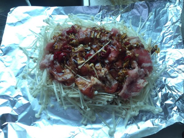 锡纸金针菇肥牛