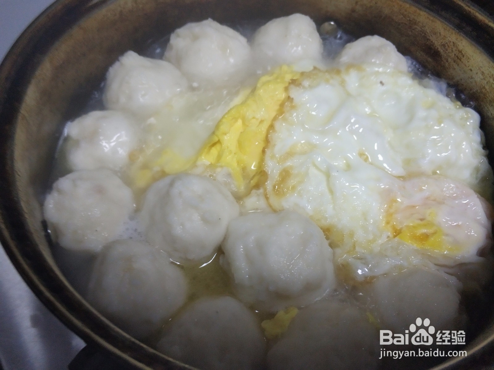 墨鱼丸鸡蛋元荽煮米粉怎么做？