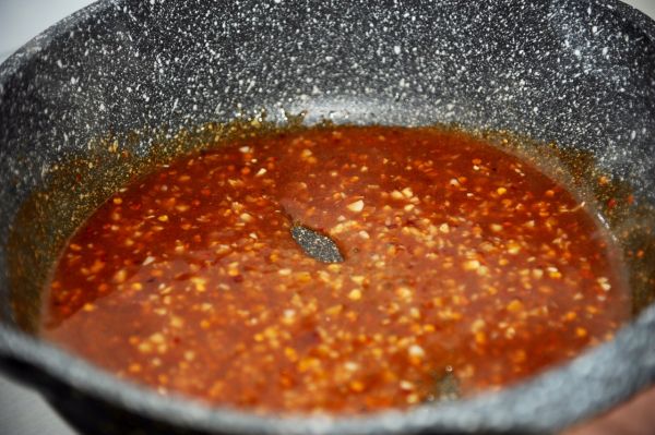 麻辣蒜香包浆豆腐