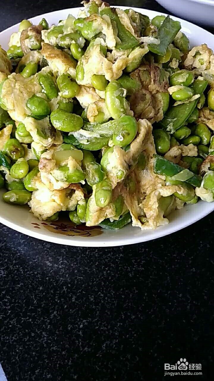 如何制作毛豆炒鸡蛋
