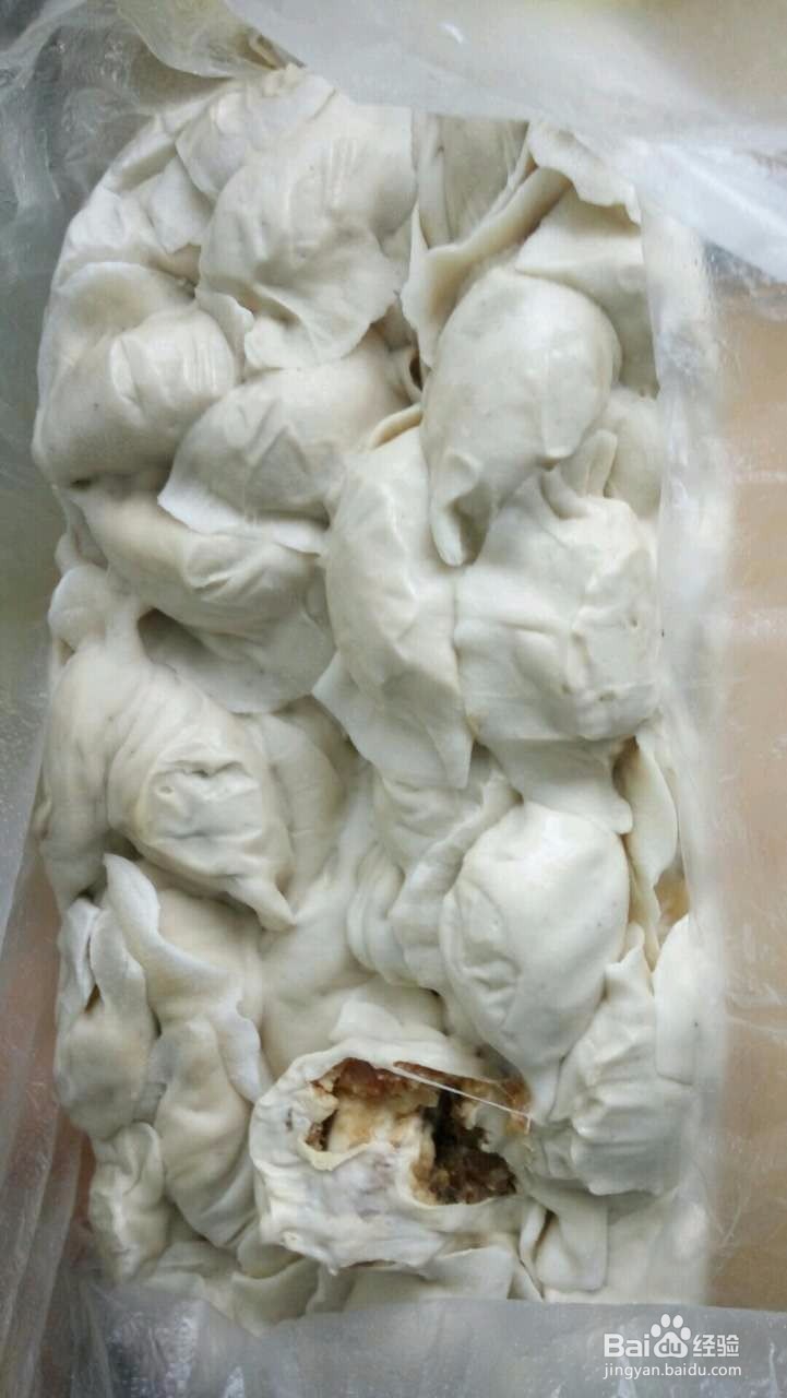 冻饺子化了改作肉饼，吃起来味道还不错