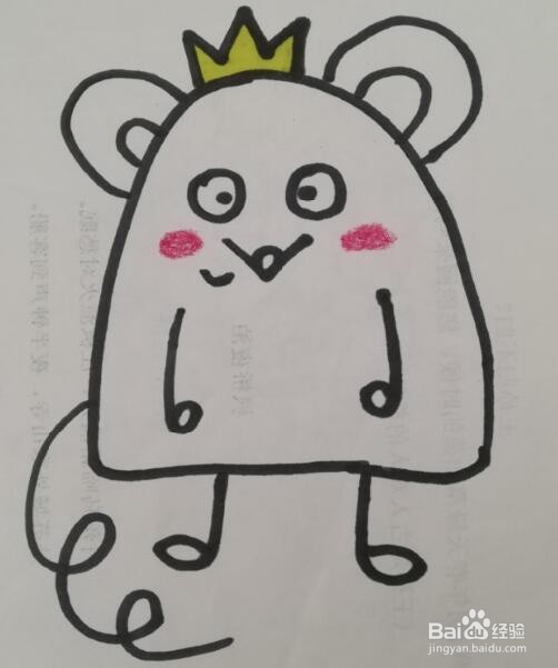 小老鼠的画法 小老鼠的简笔画