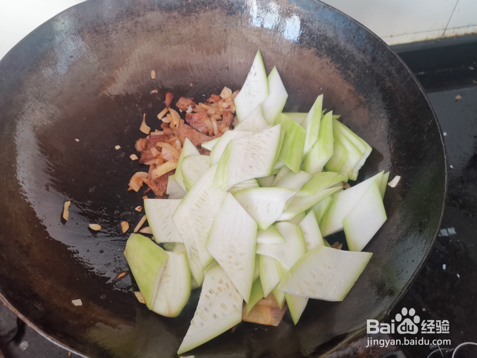 西葫芦炒肉片