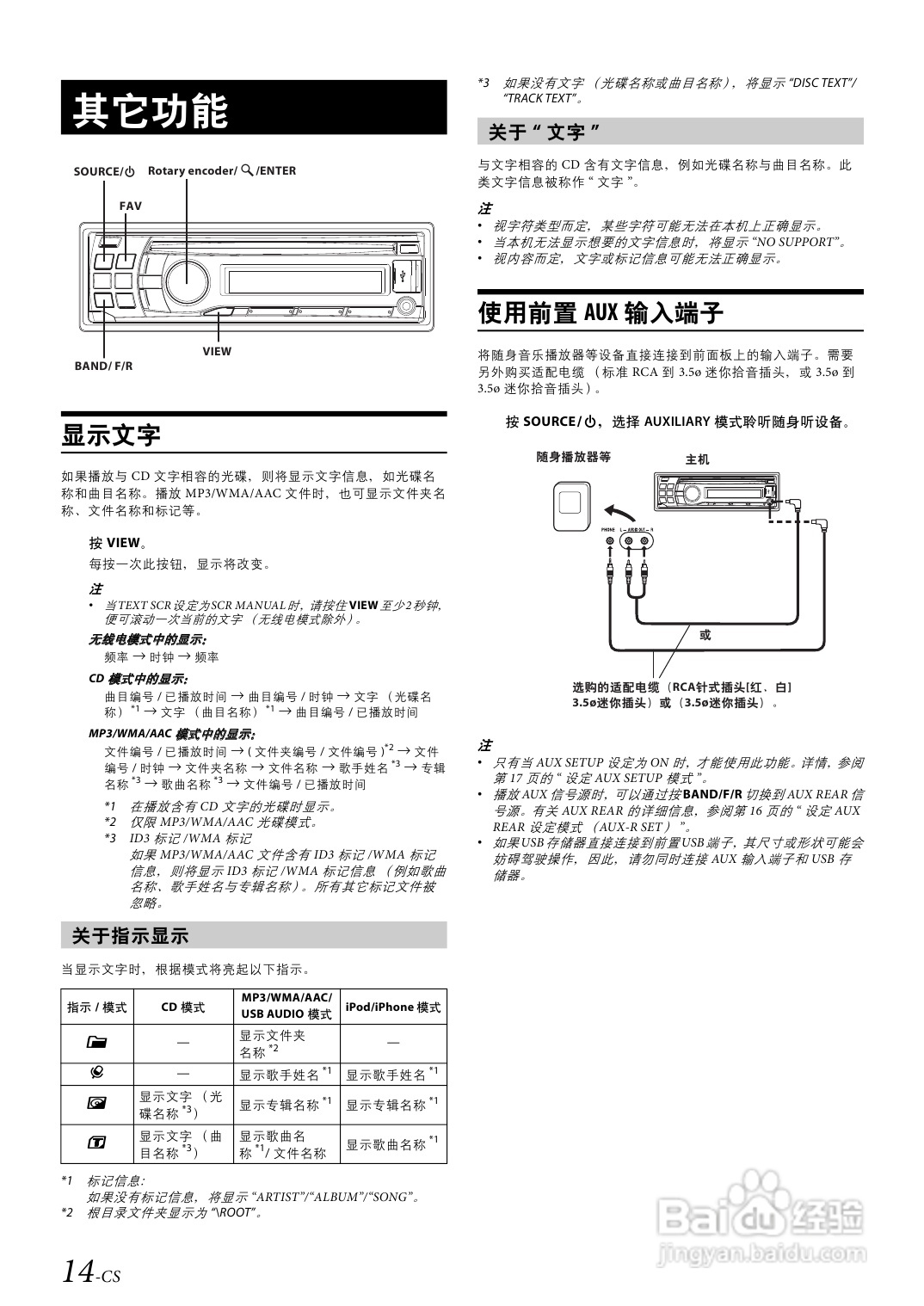 阿尔派CD机CDE-123E说明书:[1]