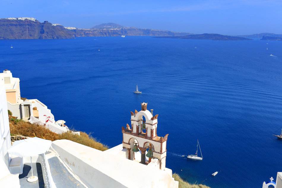 描写圣托里尼岛的诗
