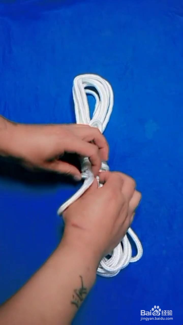 如何快速整理绳结