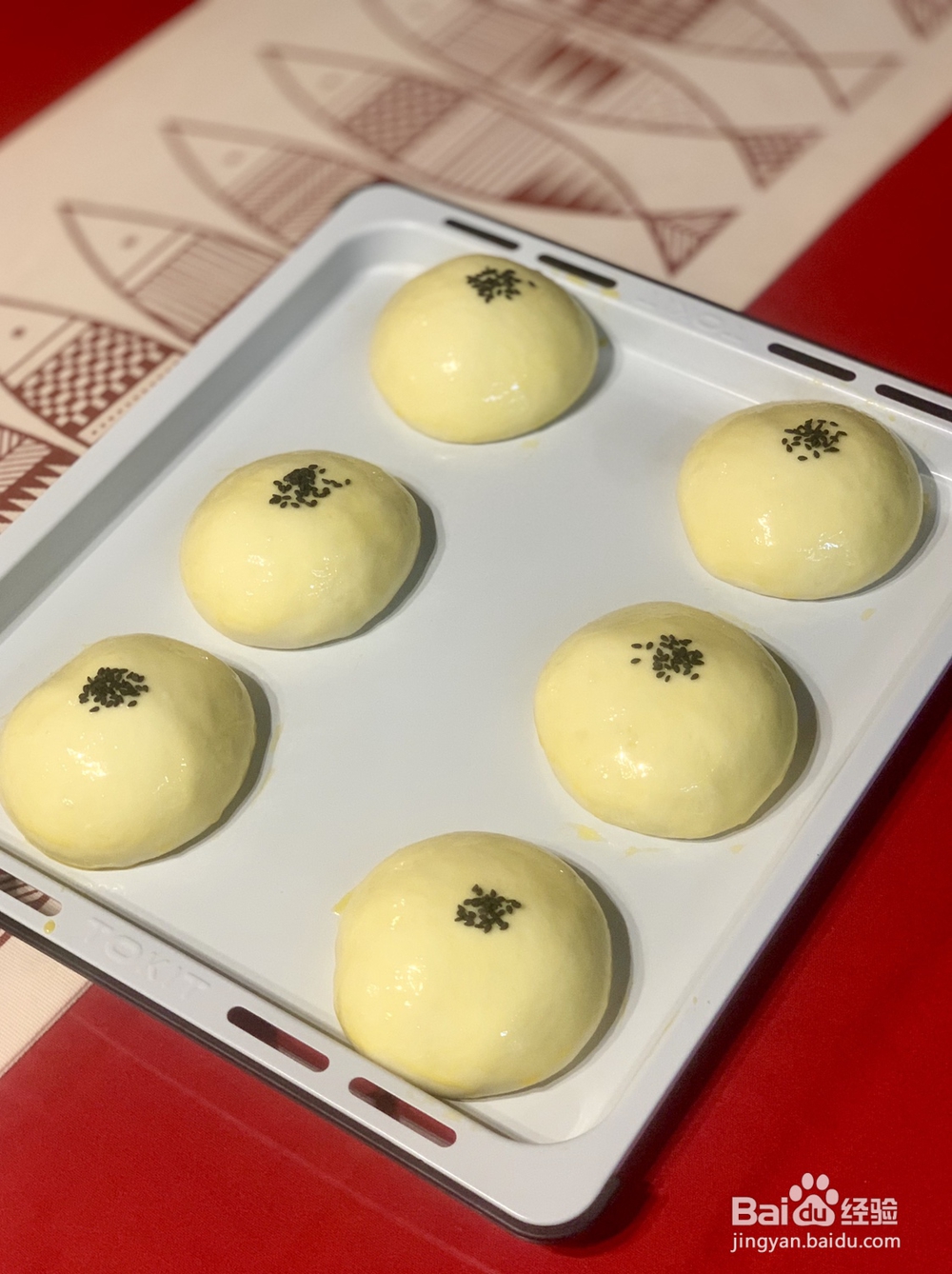 糕点小美汉堡坯的教程