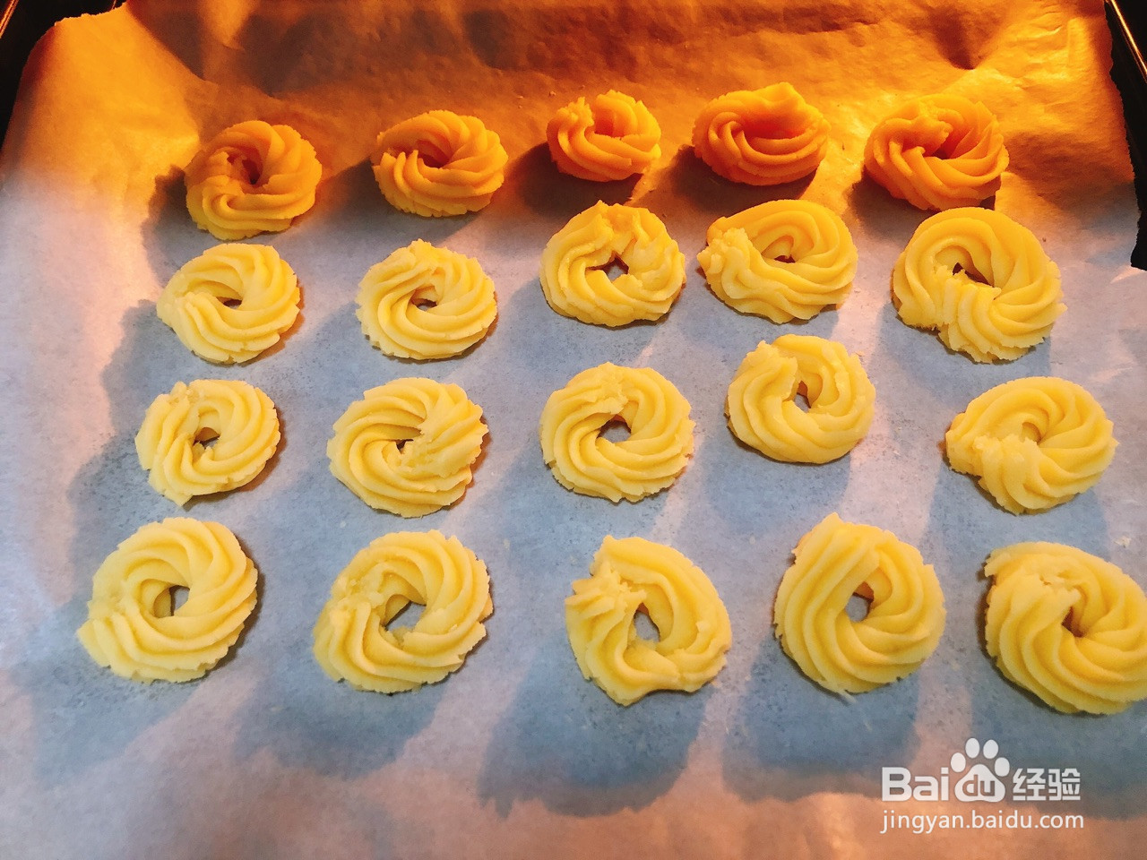 黄油曲奇饼干的做法