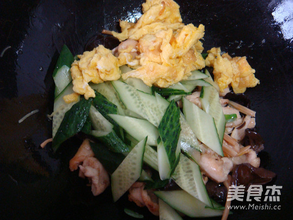 饭店热门菜｜醋溜木须鸡片