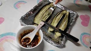 健康养生佳品烤茄子的做法