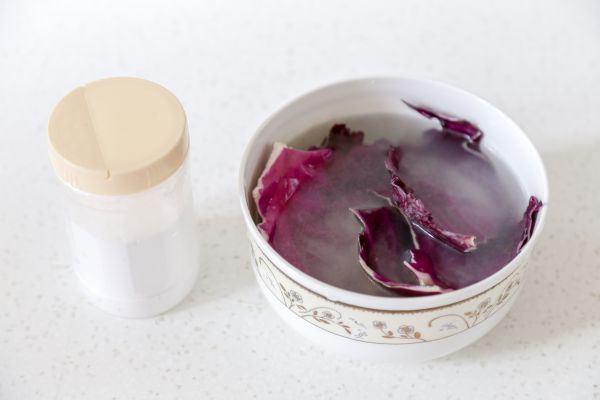 辅食日志 | 紫甘蓝泥米糊(6M+)