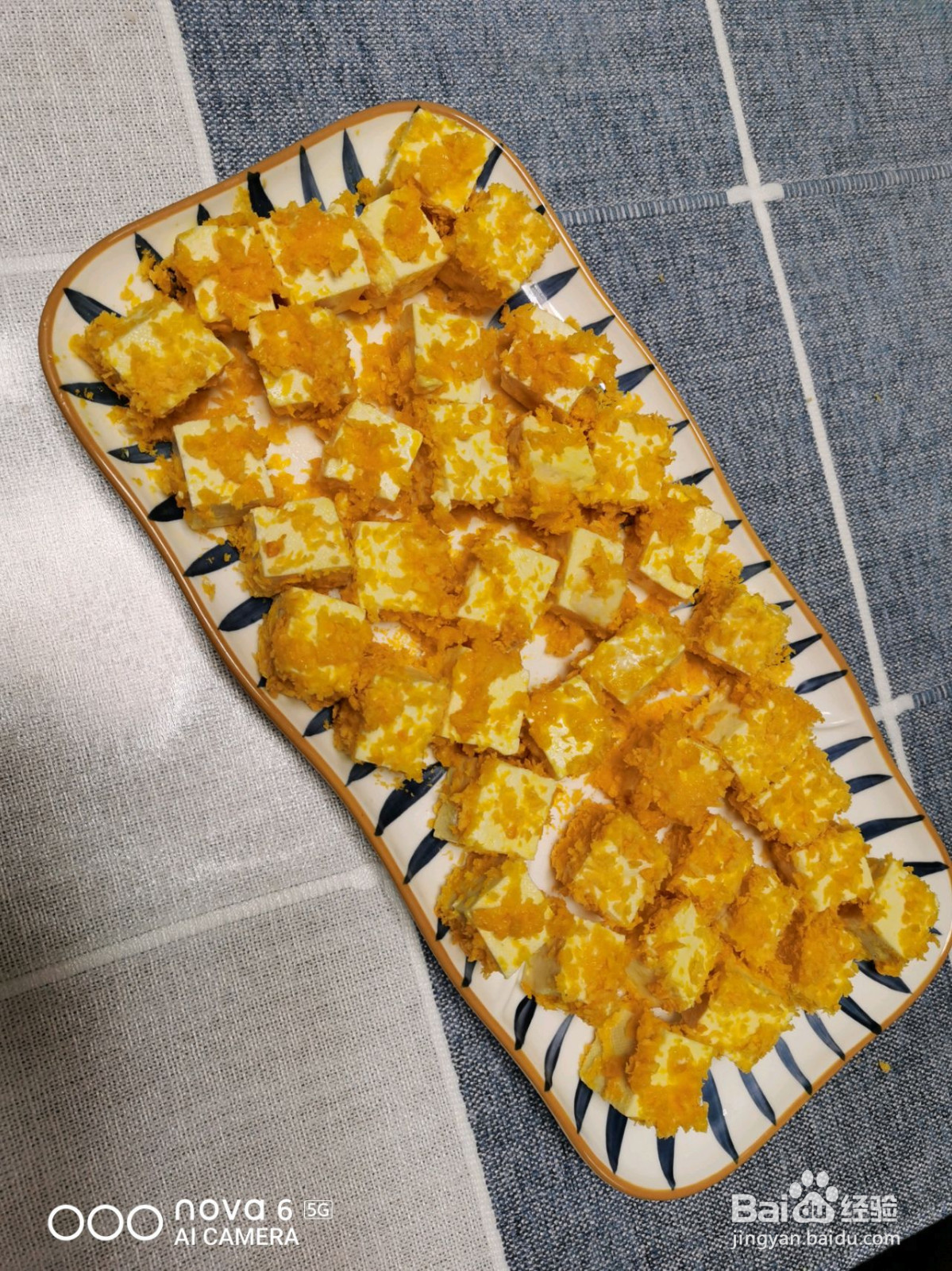 面包糠炸豆腐的做法