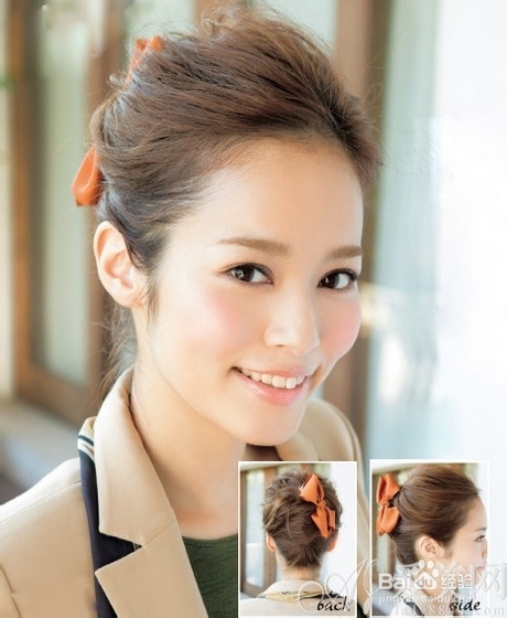 实用的夏日短发扎发教程 3分钟速成