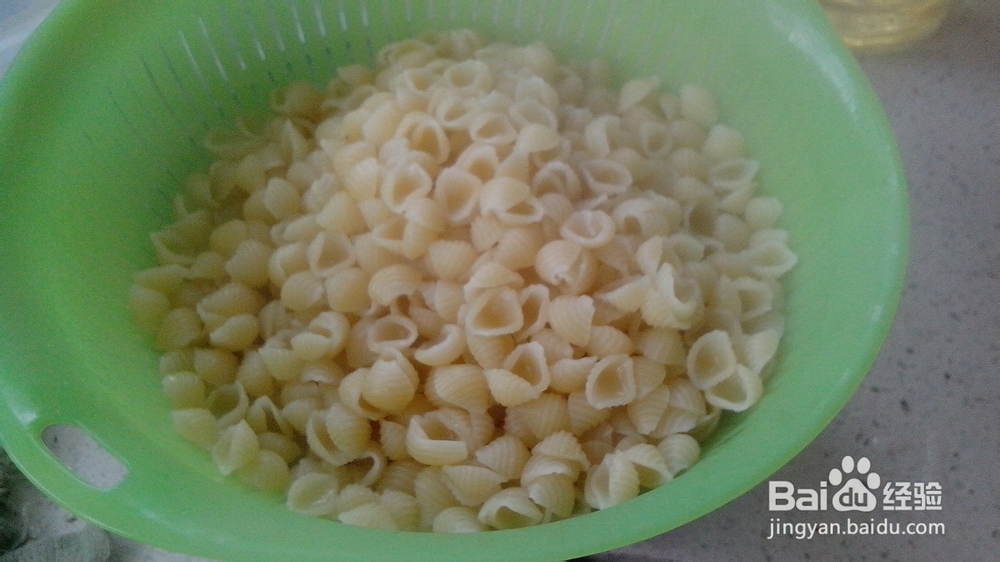 意式番茄青菜炒贝壳粉