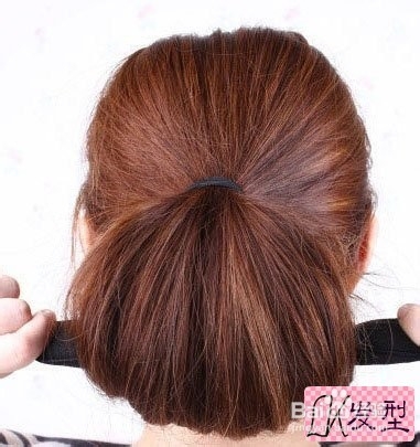 精美花苞头扎法图解