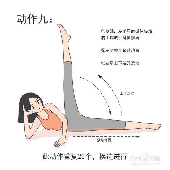 瘦全身的动作