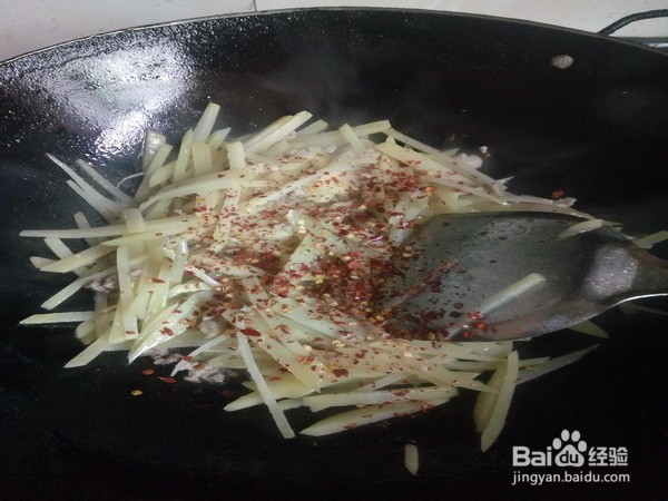 怎样做好吃的土豆丝炒肉。