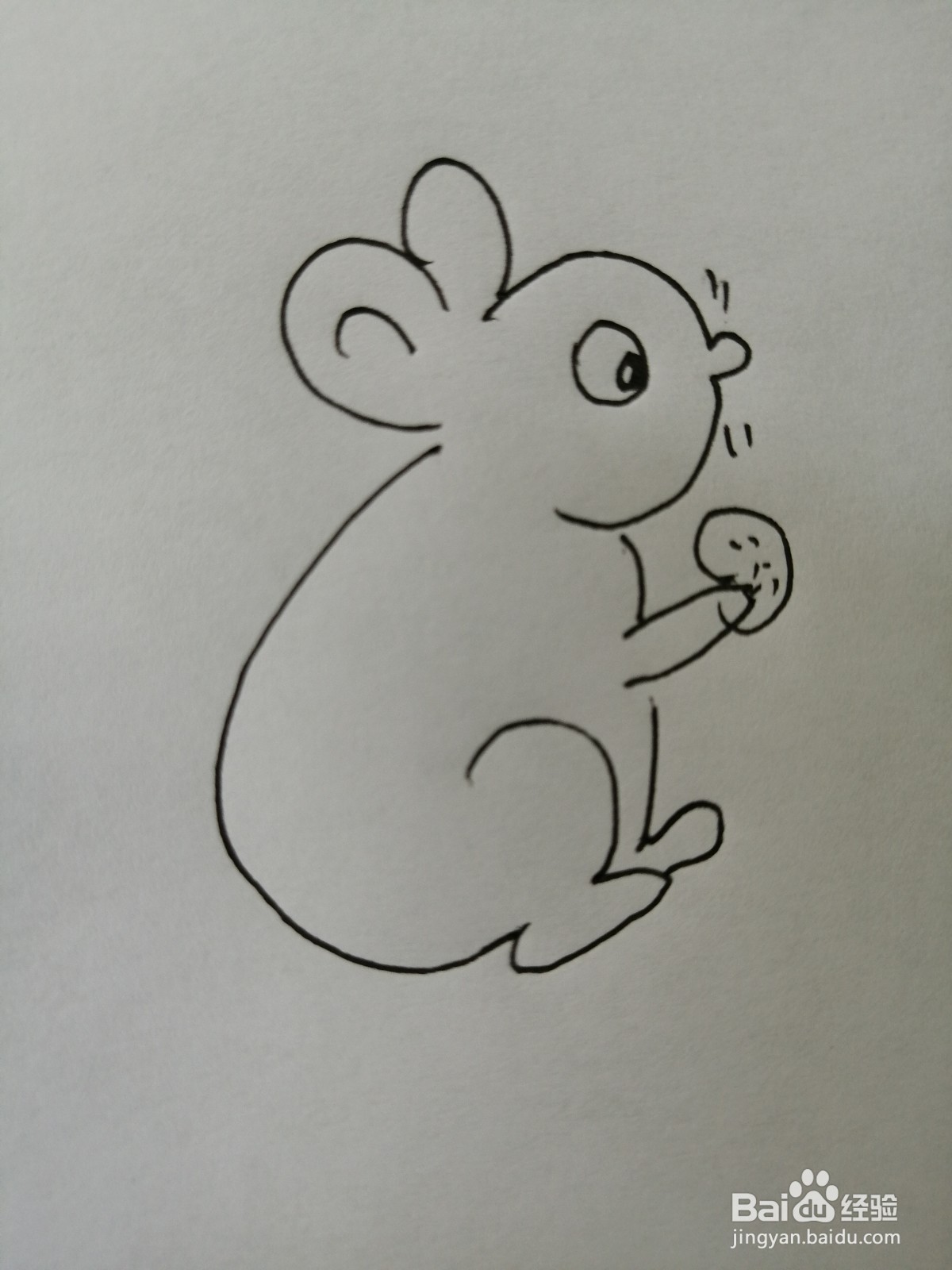 可爱的小老鼠怎么画