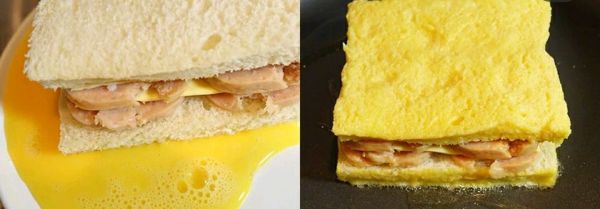 芝士火腿三明治