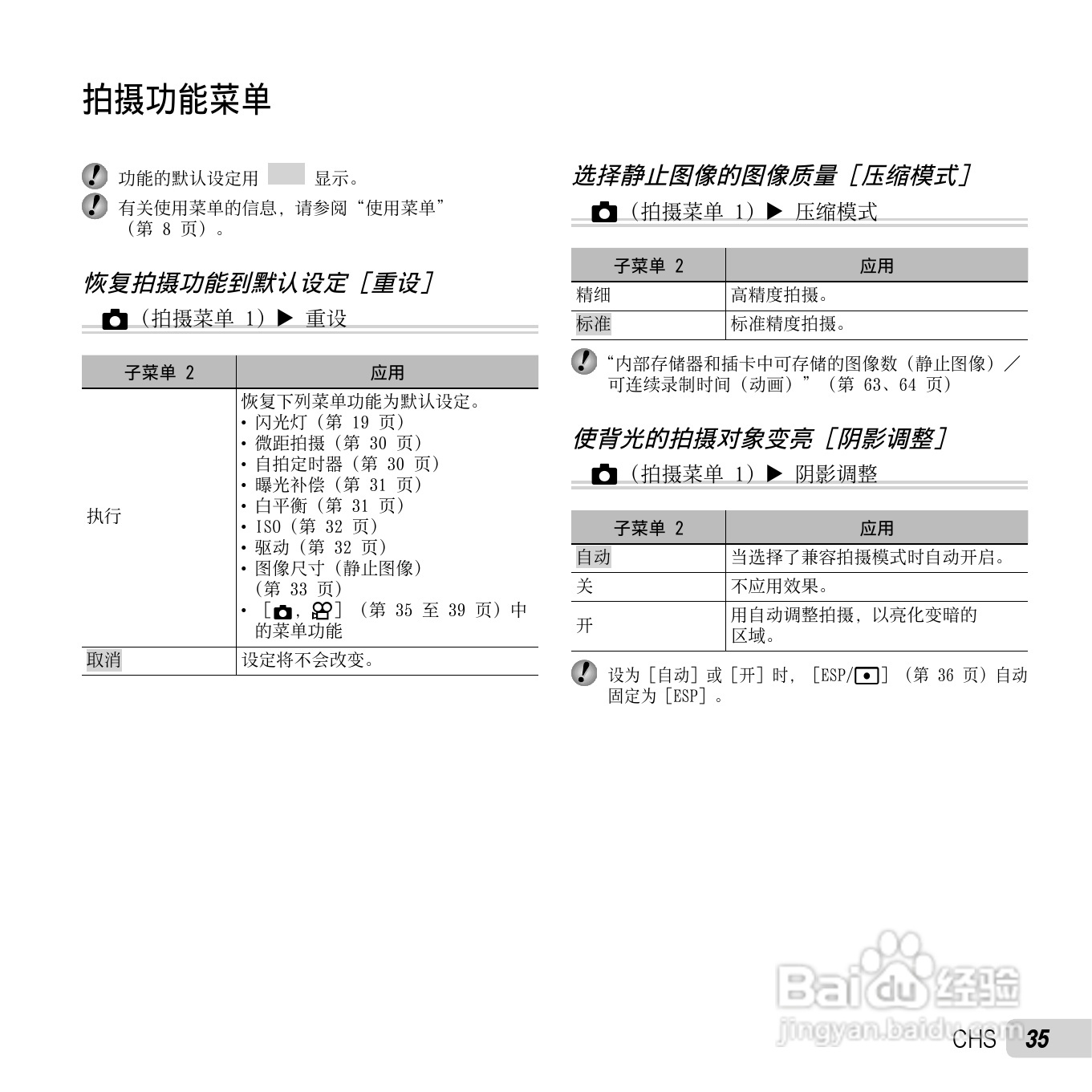 奥林巴斯SP-720UZ数码相机说明书:[4]