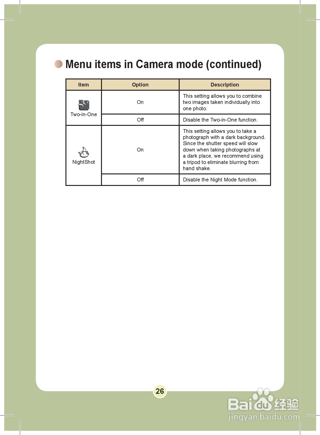 爱普泰克PocketDV 8800数码摄像机使用说明书:[3]
