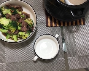 健康养生佳品两人份西兰花炒牛扒肉的做法