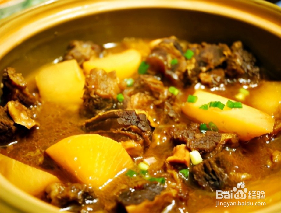 家庭自制萝卜焖牛腩