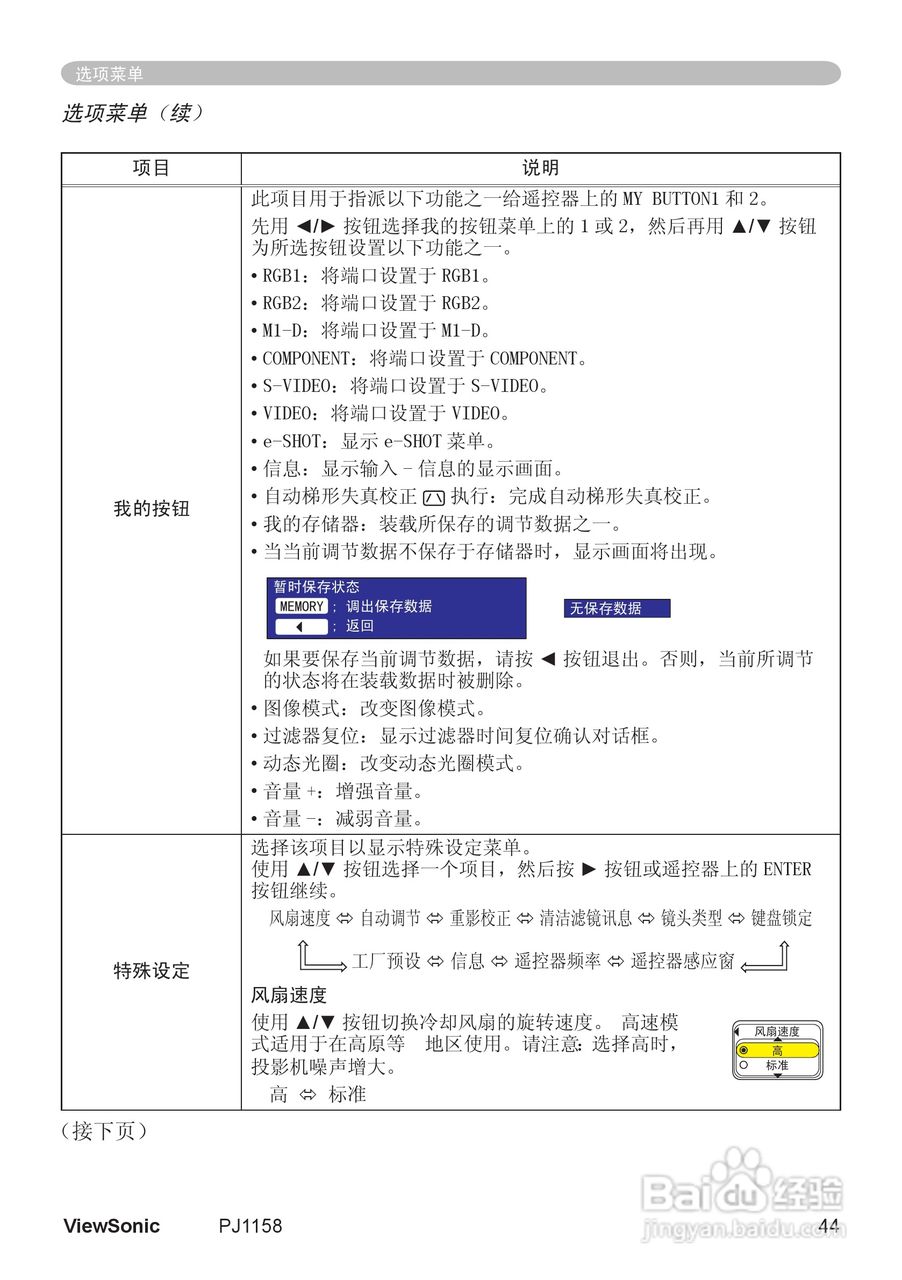 优派PJ1158投影机使用说明书:[5]