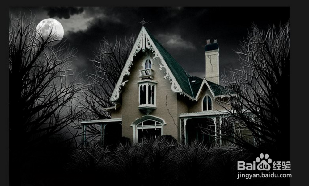 Photoshop之梦游鬼屋3