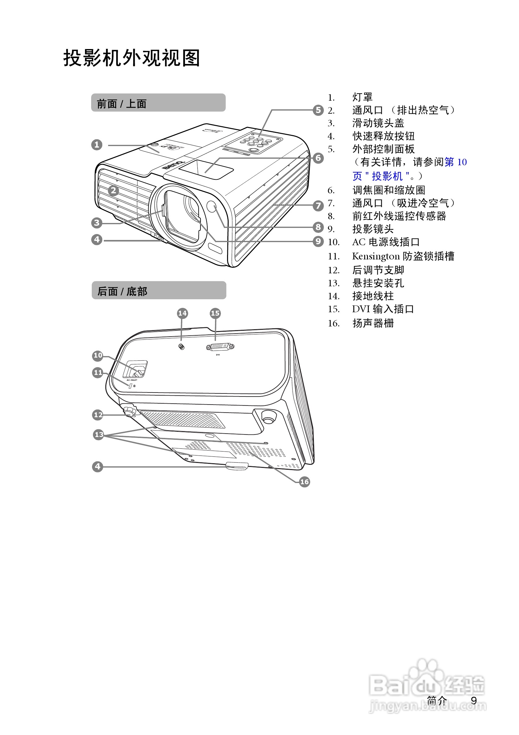 明基W550投影机使用说明书:[1]