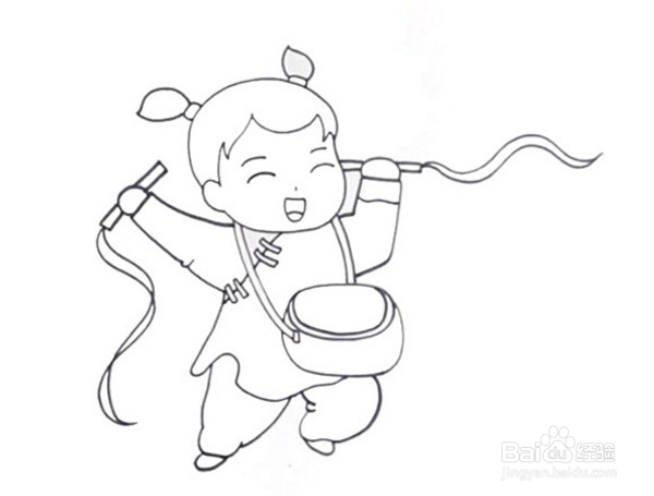 年画简笔画怎么画