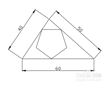 > 職業教育在百度知道看到有網友提問40/50/60三角形內接五邊形怎麼畫