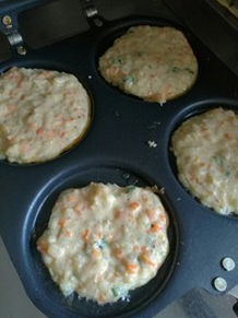 给挑食的孩子做的喵喵侠煎虾饼