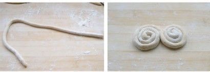 把秋天搬上餐桌——南瓜菊花卷