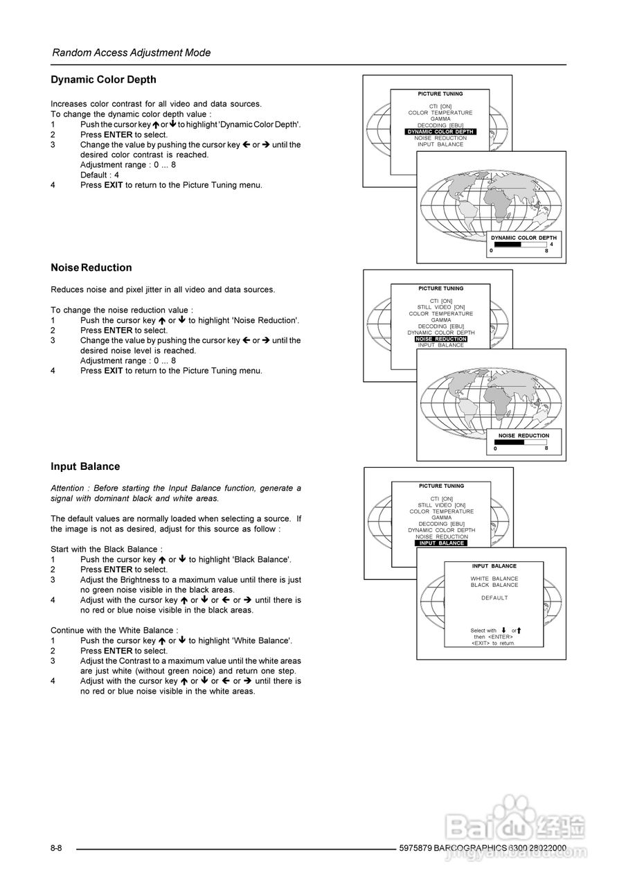 Barco巴可 GRAPHICS 6300投影机说明书:[4]