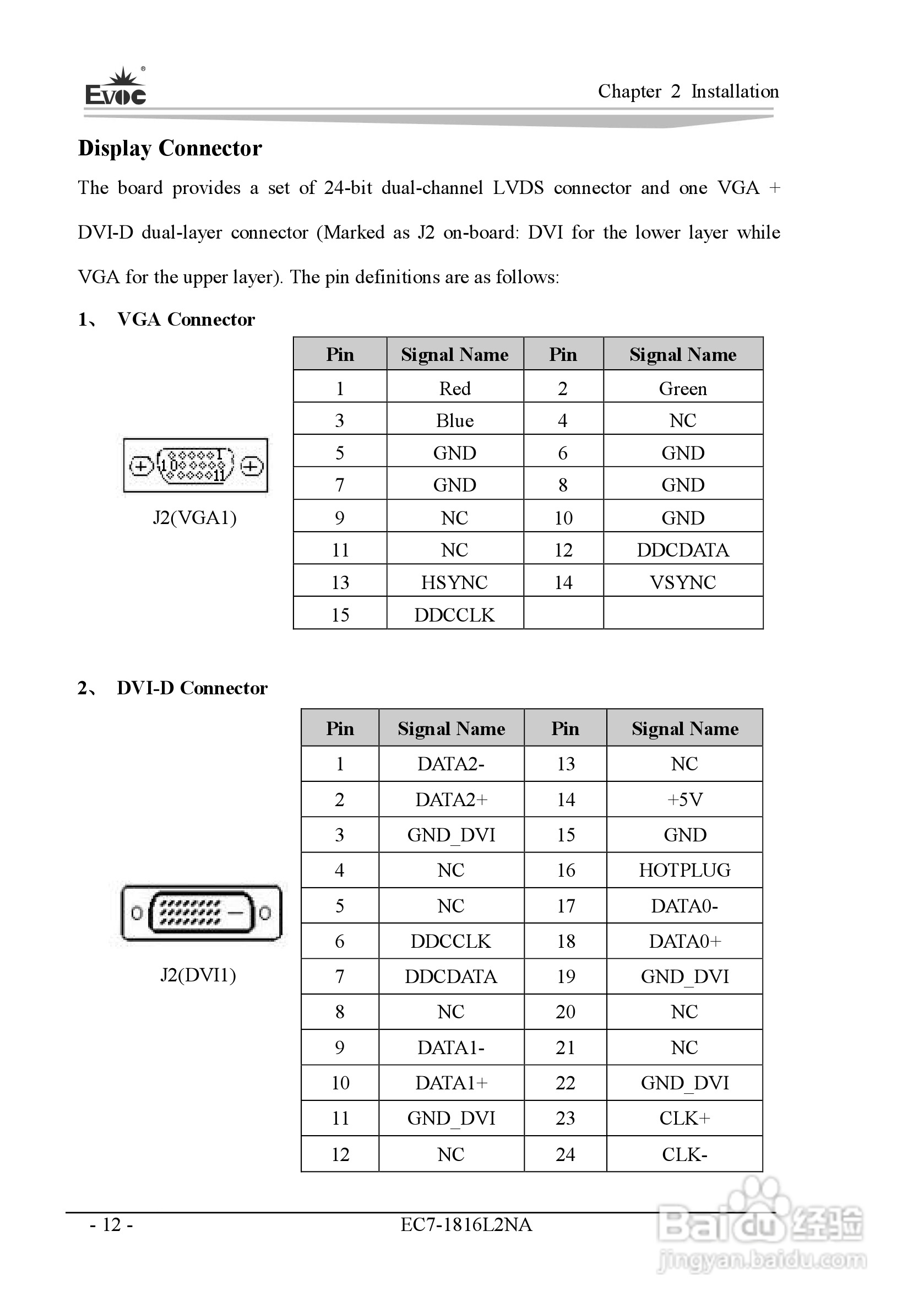 研祥Mini-ITX主板EC7-1816L2NA说明书:[8]